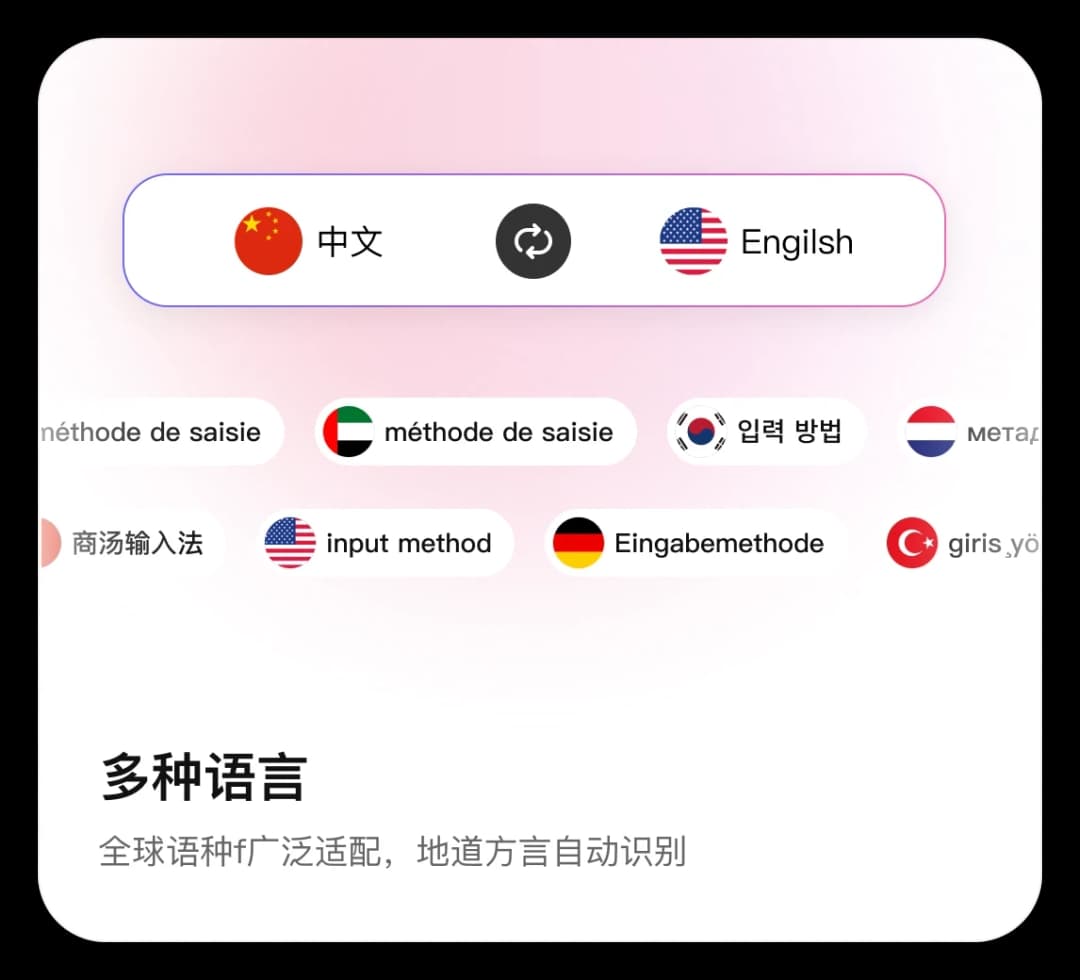 多种语言